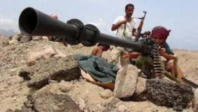 صورة مصرع خمسة من ميليشيا الحوثي في هجوم للجيش الوطني في الضالع