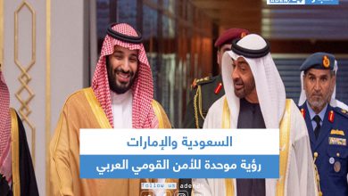 صورة السعودية والإمارات رؤية موحدة للأمن القومي العربي