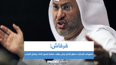 صورة قرقاش: استهداف الإمارات منطق العاجز وعلى هؤلاء معالجة قصور الذات وفشل التجارب