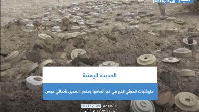 صورة مليشيات الحوثي تقع في فخ ألغامها بمفرق العدين شمالي حيس
