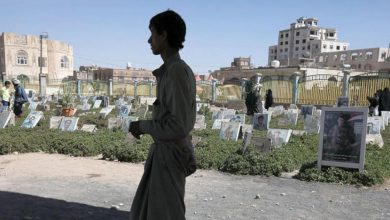 صورة خلال 4 أيام مليشيا الحوثي تدفن 42 من مسلحيها