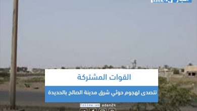 صورة القوات المشتركة تتصدى لهجوم حوثي شرق مدينة الصالح بالحديدة