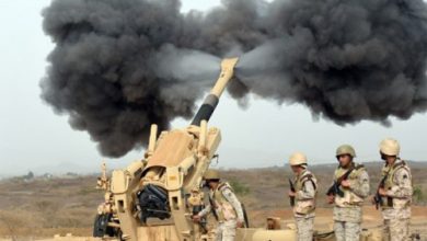 صورة صعدة.. القوات السعودية تقصف تحركات مليشيا الحوثي في رازح