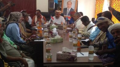 صورة رئيس انتقالي سقطرى يلتقي لجنة التنمية التابعة لمؤسسة خليفة بن زايد للأعمال الإنسانية