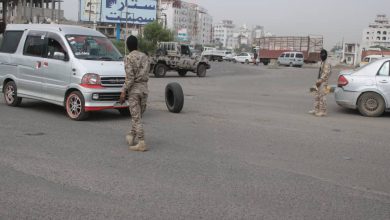 صورة قوات الأمن والعاصفة تكثف انتشارها في العاصمة عدن واطراف محافظتي لحج وأبين