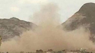صورة الضالع.. قذيفة حوثية تدمر منزلاً شمال قعطبة