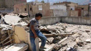 صورة 810 منازل فجرتها ميليشيا الحوثي الإرهابية في  هذه المحافظات