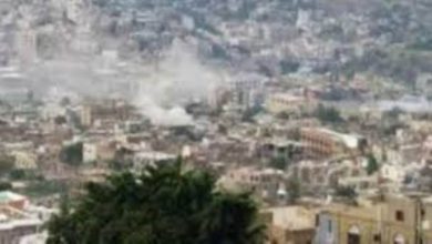 صورة مليشيا الحوثي تستهدف الأحياء السكنية شرقي تعز