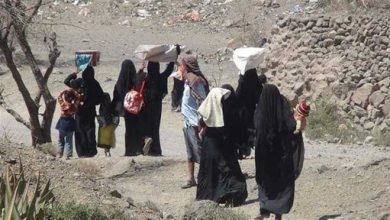 صورة منظمة الهجرة: نزوح 1250 عائلة يمنية في شهر أغسطس