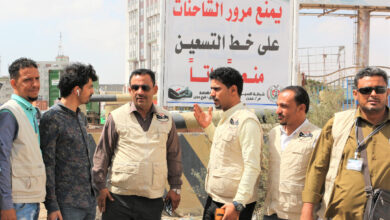 صورة هيئة النقل تنفذ حملة لتنظيم حركة الشاحنات في #عدن