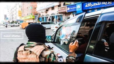صورة #عدن.. حملة أمنية لأزالة العواكس وتنظيم السير