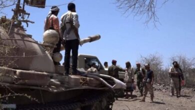 صورة مدفعية القوات الجنوبية تستهدف تجمعات مليشيا الحوثي في قطاع حبيل يحيى وسقوط قتلى وجرحى