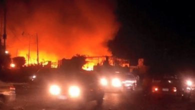 صورة مصر.. اندلاع حريق بالقرب من مطار القاهرة الدولي
