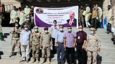 صورة بتوجيهات من الرئيس #الزُبيدي.. رفد مركز العزل الصحي في #الضالع بمستلزمات طبية وأدوية