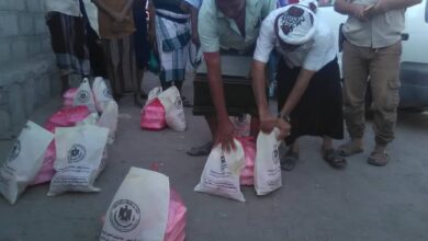 صورة برعاية الزبيدي توزيع 500 وجبة إفطار صائم في مديرية تبن بمحافظة #لحج