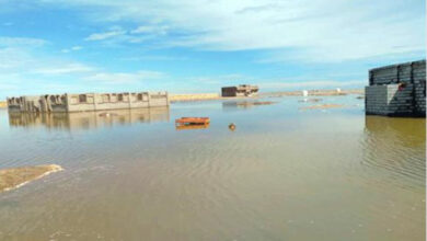 صورة السيول تجتاح قرية أبو حربة بـ لحج