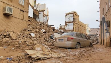 صورة بي بي سي: أضرار واسعة النطاق في اليمن بسبب الأمطار الغزيرة والسيول