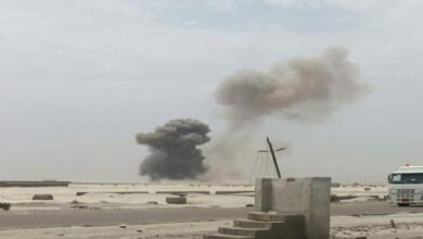 صورة مصدر أمني يوضح سبب الانفجار الذي سمع دويه في أرجاء متفرقة من العاصمة عدن