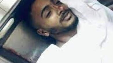 صورة تشييع جثمان الاغبري إلى مثواه الاخير بعد عام على مقتله