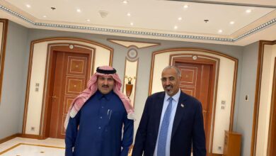 صورة الرئيس الزبيدي يبحث مع السفير السعودي مستجدات الأوضاع السياسية والعسكرية والاقتصادية
