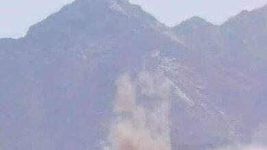 صورة التحالف يقصف مواقع الحوثيين غرب شبوة تمهيداً لاقتحام قوات العمالقة مديرية بيحان