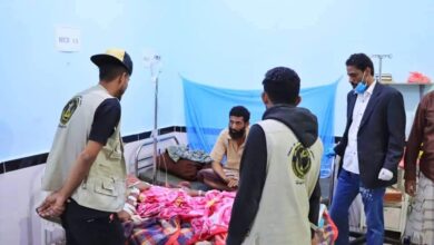 صورة انتقالي شبوة يدشن إغاثة الجرحى بمستشفيات عتق
