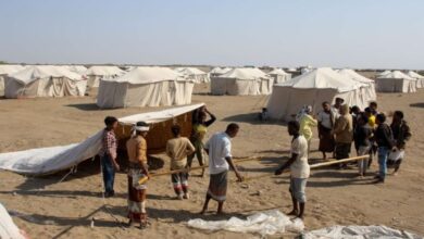 صورة الهجرة الدولية: نزوح أكثر من 2600 أسرة يمنية منذ مطلع العام الجاري