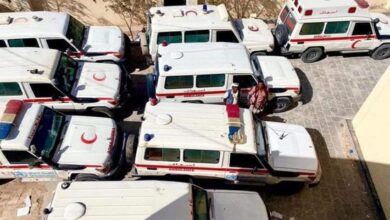 صورة مكتب الصحة بشبوة يستعيد سيارات إسعاف نقلها بن عديو إلى جبهة شقرة