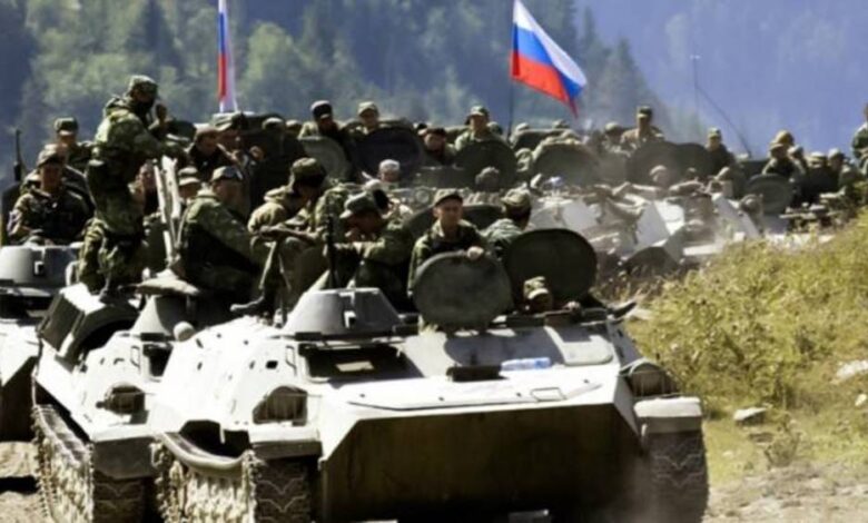 الجيش روسيا اوكرانيا حشد الحدود الحرب 3