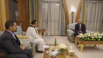 صورة الرئيس الزُبيدي يستقبل وكيل وزارة الخارجية السفير أوسان العود
