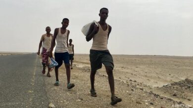 صورة الهجرة الدولية: 28 ألف مهاجر أفريقي وصلوا إلى اليمن منذ بداية العام الجاري