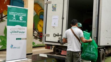 صورة إختتام مشروع توزيع لحوم الأضاحي الممول من مركز الملك سلمان للإغاثة بالعاصمة عدن