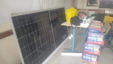 صورة إدارة المعلا تزود المعهد التقني بمنظومة طاقة شمسية وأجهزة تكيف ومعدات أخرى