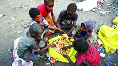 صورة كابوس الجوع يهدد نساء وأطفال اليمن