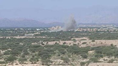 صورة استشهاد 2 وإصابة 4 من القوات الجنوبية في انفجار عبوة ناسفة بالمحفد