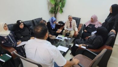 صورة د. الشبحي يناقش مع اعضاء القطاع الصحي خطة العمل للنصف الثاني للعام 2023م