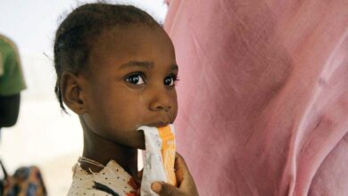صورة اليونيسف تحذر من ارتفاع الإصابة بسوء التغذية في المحافظات المحررة