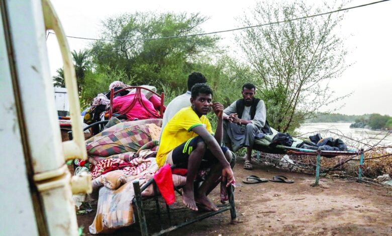 sudan conflict weather flood