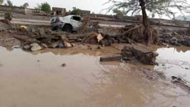 صورة الحديدة اليمنية.. تضرر 148 منزلًا نتيجة سيول الأمطار