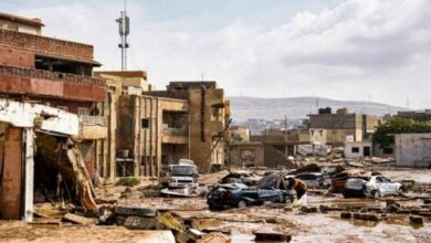 صورة وزير الطيران الليبي:  25% من مدينة درنة قد اختفى