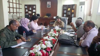 صورة العميد جبر يلتقي الخبيرة الدولية لشئون المرأة  بالبرنامج الانمائي للأمم المتحدة UNDP