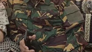 صورة قائد المنطقة العسكرية الثانية ينعي وفاة النقيب “العليي” أحد أبطال حرب تحرير ساحل حضرموت