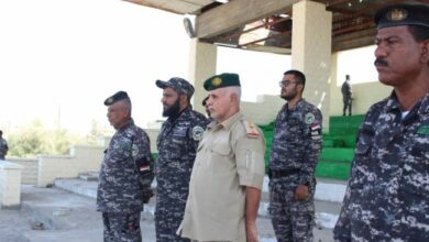 صورة قائد القوات البرية يطلع على جاهزية قوات حزام حرس المنشآت