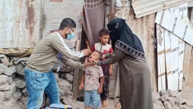 صورة جهود مكثفة لإدارة التثقيف والإعلام الصحي بمحافظة عدن لإنجاح الحملة الوطنية للتحصين ضد شلل الاطفال