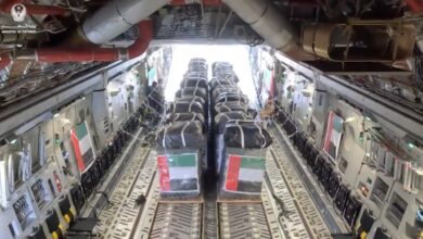 صورة الإمارات ومصر تنفذان الإسقاط الجوي الـ15 للمساعدات الإغاثية على شمال غزة