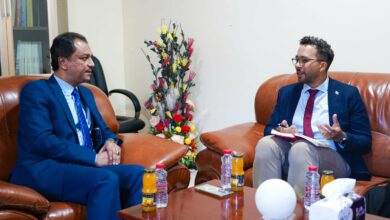 صورة باعوم يلتقي مدير مكتب المبعوث الأممي في العاصمة عدن